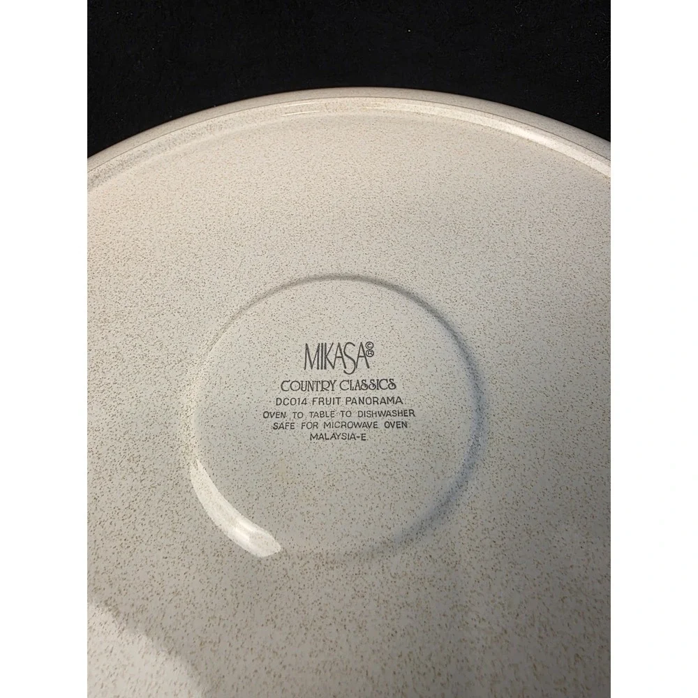 Mikasa Country Classics‎ Fruit Panorama DC014 Round Serving Platter 12.25 Inch